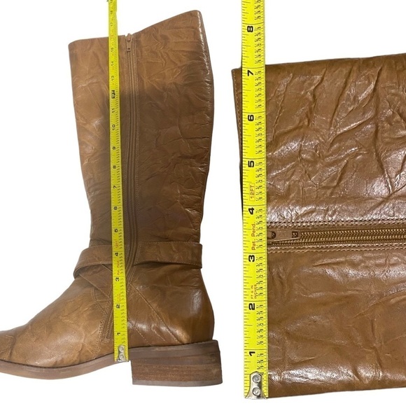 JESSICA SIMPSON Brown Knee High Riding Boots Size 9 NEW - Picture 9 of 12
